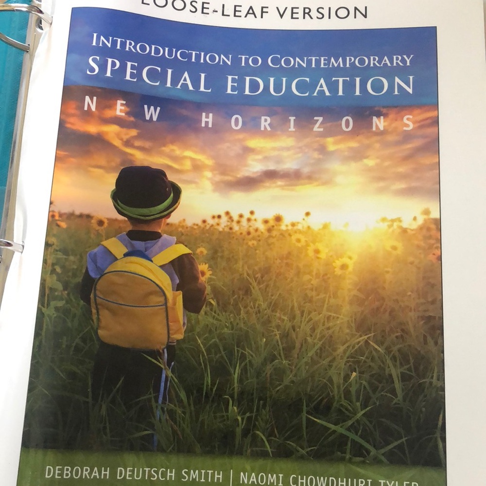 Introduction to contemporary special education 1e